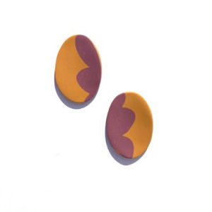 Χειροποίητα σκουλαρίκια από πολυμερικο πηλό