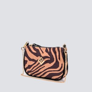 Χειροποίητη τσάντα ώμου zebra