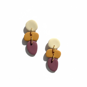 Χειροποίητα σκουλαρίκια από πολυμερικό πηλό