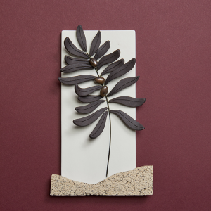 Χειροποίητο επιτοίχιο καδράκι ελιά