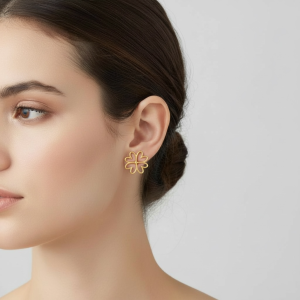 Χειροποίητα καρφωτά σκουλαρίκια