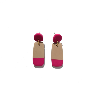 Χειροποίητα σκουλαρίκια από πολυμερικό πηλό