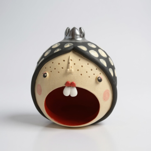 Χειροποίητο κεραμικό ρόδι