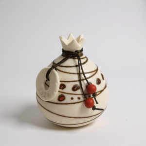 Χειροποίητο πορσελάνινο ρόδι με σχέδια 2026