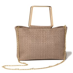 Mini Handbag In Sand Gray