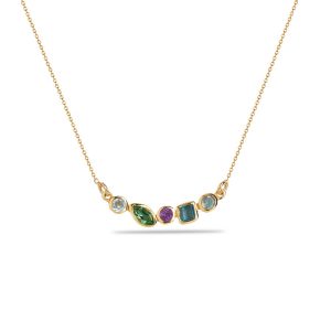 Χειροποίητο μενταγιόν ταυτότητα με ημιπολύτιμες πέτρες