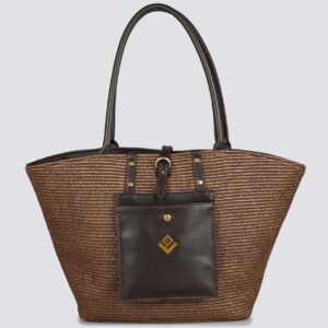 Kori Rafia Bag | Brown