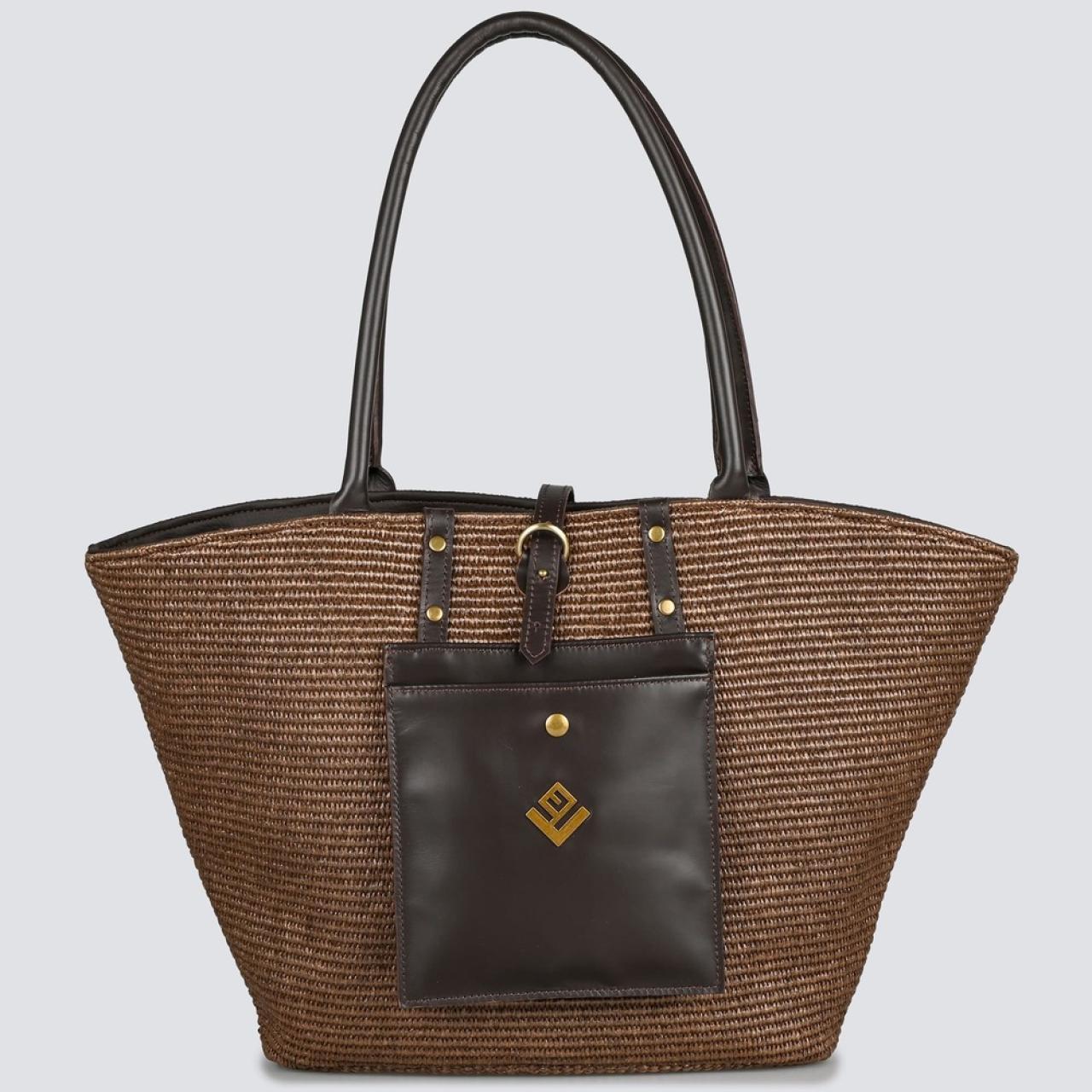 Kori Rafia Bag | Brown